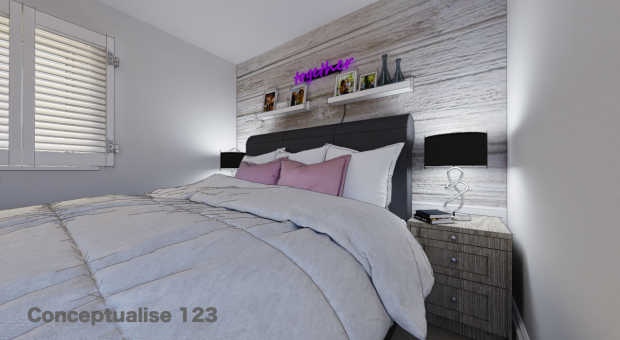 2 Bedroom_option1_line_render